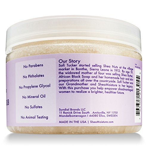 Shea Moisture Lavender & Wild Orchid Hand & Body Scrub 12 Ounce ...