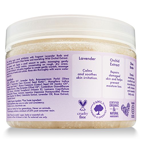 Shea Moisture Lavender & Wild Orchid Hand & Body Scrub 12 Ounce ...