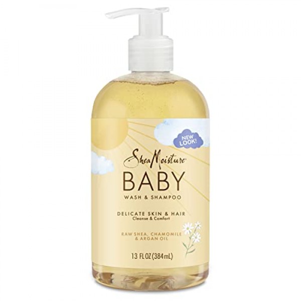 SheaMoisture Baby Wash & Shampoo for All Skin Types Raw Shea, Cha...