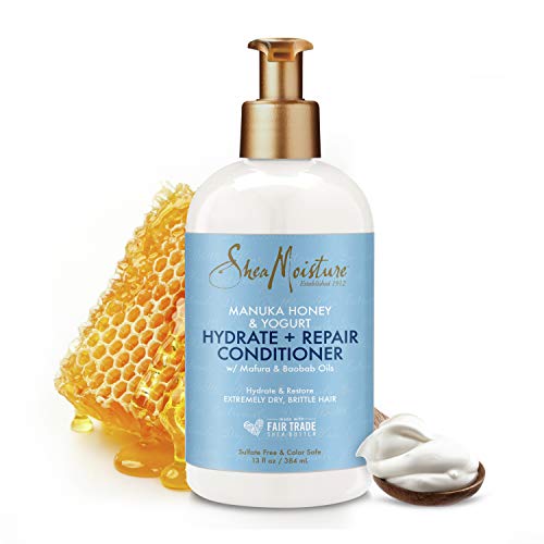 SheaMoisture Hydrate & Repair Conditioner for Damaged Hair Manuka...