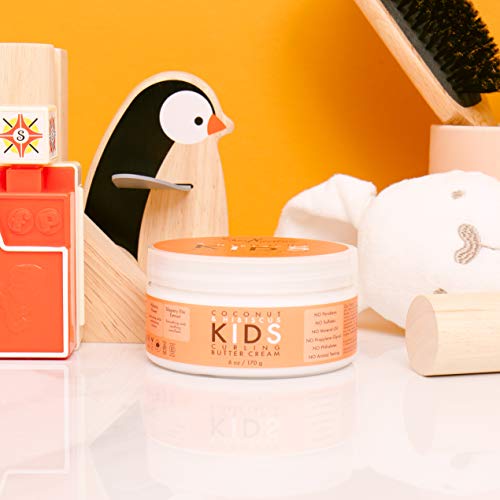 SheaMoisture Kids Coconut & Hibiscus Curling Butter Crème, 6 Ounce