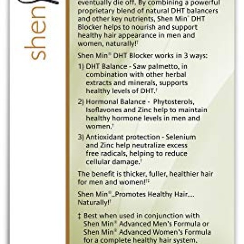 Shen Min DHT Blocker Tablets for Men and Women, Strengthening For...