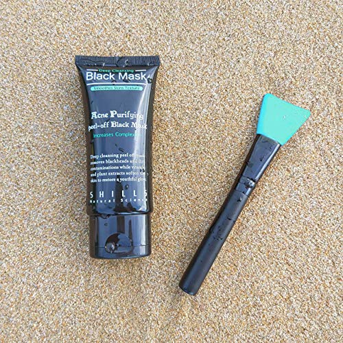 SHILLS Charcoal Black Mask, Blackhead Remover Mask, Charcoal Mask...