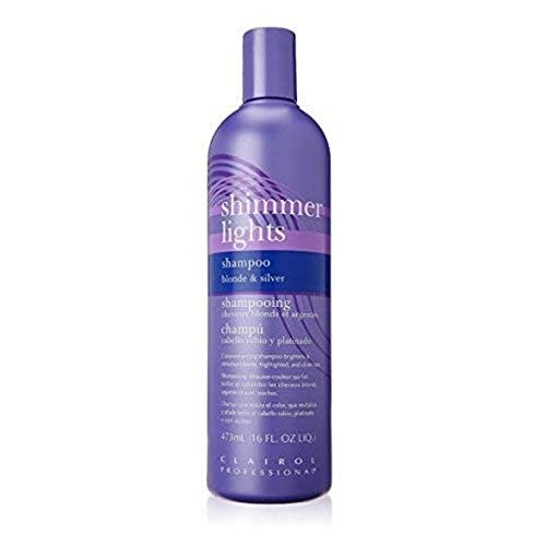 Clairol Professional Shimmer Lights Shampoo Blonde & Silver 16 Fl Oz