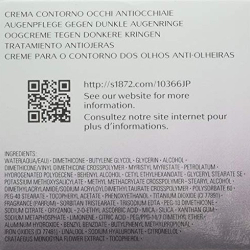 Shiseido White Lucent Anti-Dark Circles Eye Cream for Unisex, 0.5...