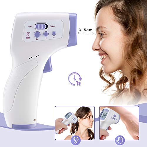 Forehead Thermometer for Adults and Kids, Touchless Non Contact I...