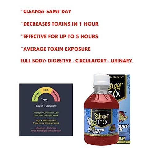 Stinger Detox Drink - Whole Body Cleanser 1 Hour Extra Strength D...