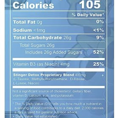 Stinger Detox Drink - Whole Body Cleanser 1 Hour Extra Strength D...