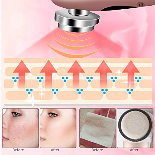 Facial Massager，Beauty Instrument 4 in 1 High Frequency Face Mac...