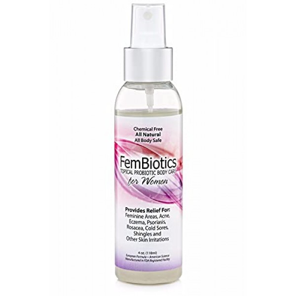 FemBiotics -Topical Probiotic Body Care for Women 4oz - Hypoaller...
