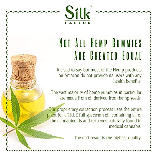 Hemp Gummies for Stress and Anxiety Relief - High Potency, 100% N...