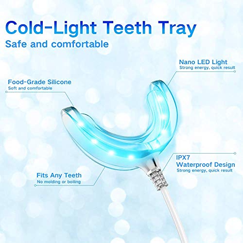 SIMBR Upgrade Teeth Whitening Kit, 16X LED Professional Light wit...