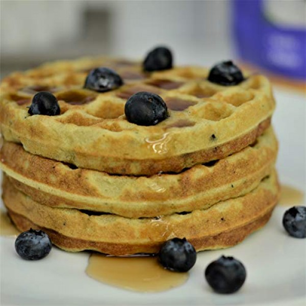 Blueberry Pancake & Waffle Mix: Low Carb & Keto Friendly Supports...