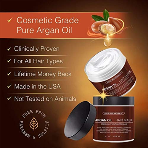 Hair Mask Hair Conditioner Argan Oil Moroccan Organic, Hydrating ...