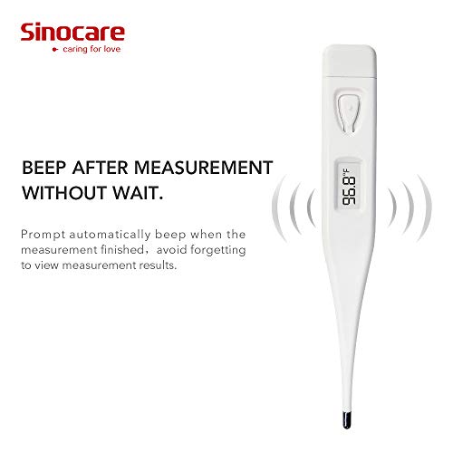 Sinocare Digital Oral Thermometer for Adults, Highly Accurate Med...