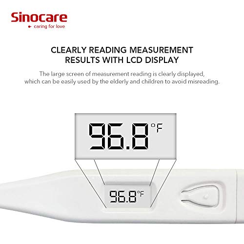 Sinocare Digital Oral Thermometer for Adults, Highly Accurate Med...