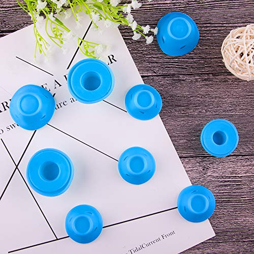 SIQUK 70 Pcs Hair Rollers Silicone Blue Hair Curlers Set Includin...