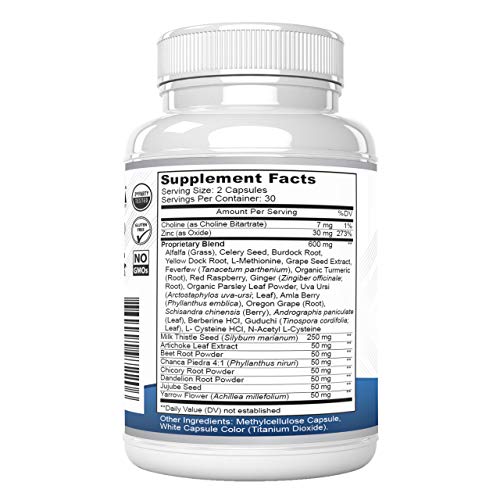 Liver Detox Cleanse Supplement - Liver Support for Optimal Liver ...