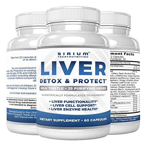 Liver Detox Cleanse Supplement - Liver Support for Optimal Liver ...