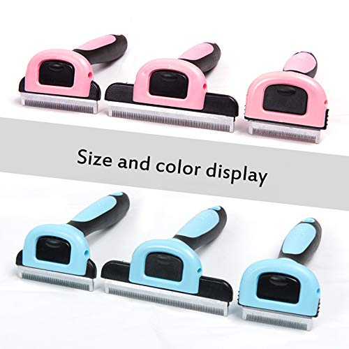 SIWEI Dog Cat Shedding Trimming Hair Removal Comb,Effectively Rem...
