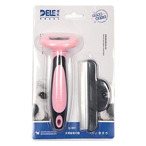 SIWEI Dog Cat Shedding Trimming Hair Removal Comb,Effectively Rem...