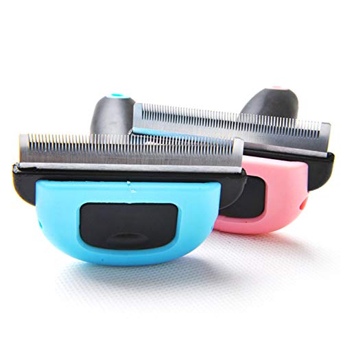 SIWEI Dog Cat Shedding Trimming Hair Removal Comb,Effectively Rem...