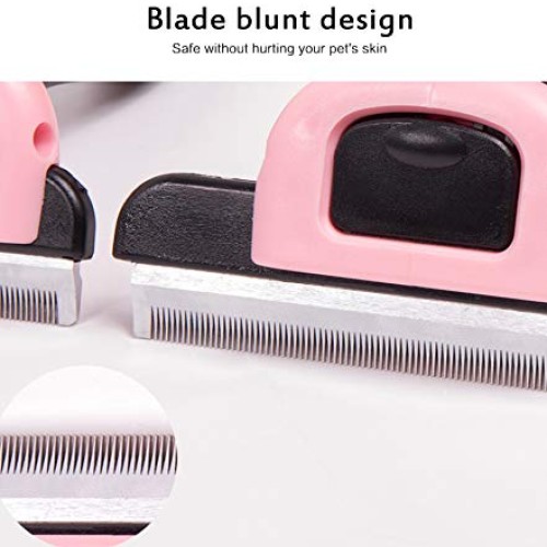 SIWEI Dog Cat Shedding Trimming Hair Removal Comb,Effectively Rem...