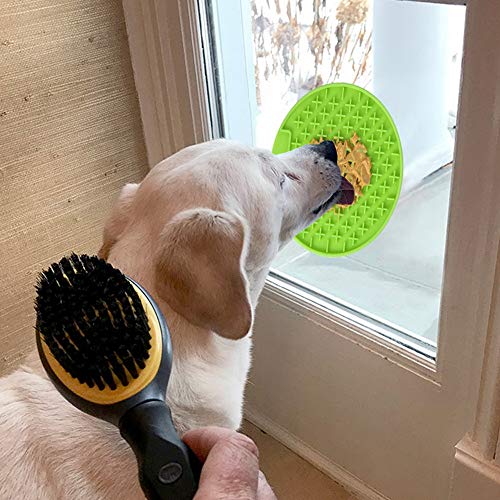 Lick Mat for Dogs Large Size 2pcs, Dog Washing Distraction Device...