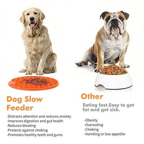 Lick Mat for Dogs Large Size 2pcs, Dog Washing Distraction Device...