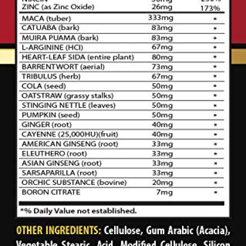 Male Enhancing Increase Size and Girth - MACA Plus Complex - Male...