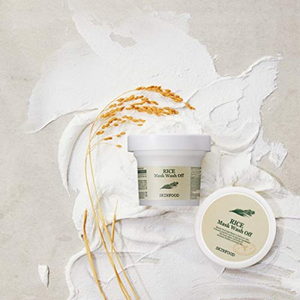 SKINFOOD Mask Rice 100g - White Rice Exfoliating Scrub Wash Off F...