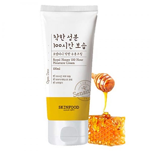 SKINFOOD Royal Honey 100 Hour Moisturizing Cream 3.38 fl.oz. 100...