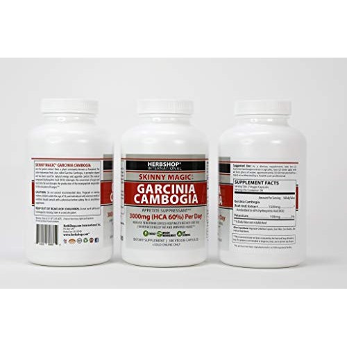 skinny magic Garcinia Cambogia RX-3000, Appetite Suppressant, 180...
