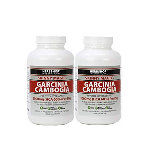 skinny magic Garcinia Cambogia RX-3000, Appetite Suppressant, 180...