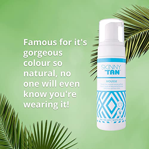 Skinny Tan Tanning Mousse | Natural-Looking, Streak-Free, Long-La...