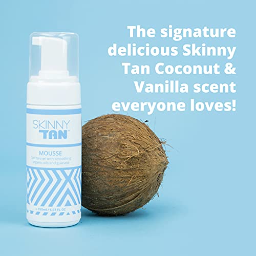 Skinny Tan Tanning Mousse | Natural-Looking, Streak-Free, Long-La...