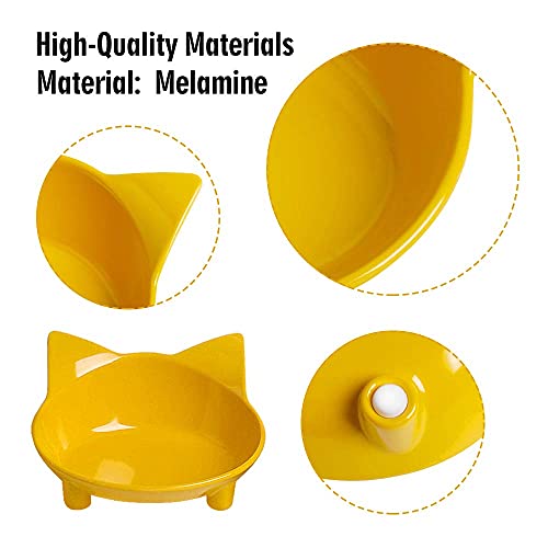 Skrtuan Cat Bowl Cat Food Bowls Non Slip Dog Dish Pet Food Bowls ...
