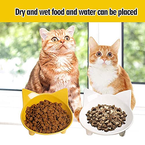Skrtuan Cat Bowl Cat Food Bowls Non Slip Dog Dish Pet Food Bowls ...