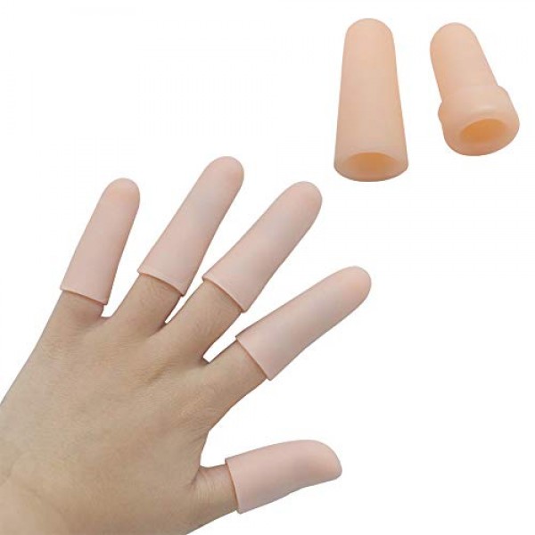 20PCSGel Finger Sleeves,Finger Support,Silicones Finger Protect...