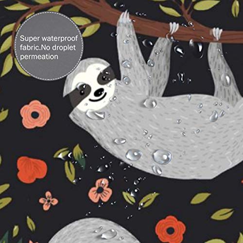 SLHFPX Funny Sloth Floral Barber Cape Hair Cutting Capes Hairdres...