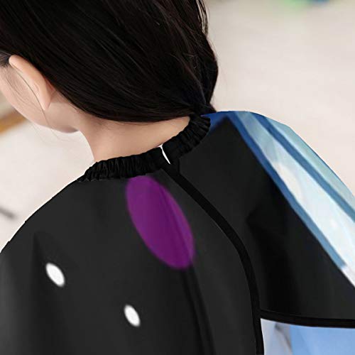 SLHFPX Galaxy Wolf Kids Barber Cape Professional Home Salon Hairc...