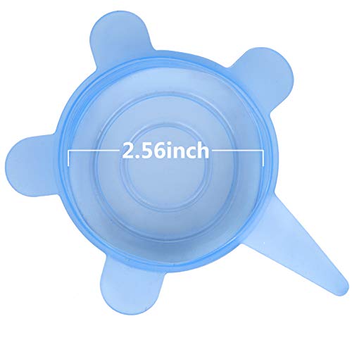 SLSON 6 Pack Pet Food Can Cover Stretchable 1 Fit 3 Universal Siz...