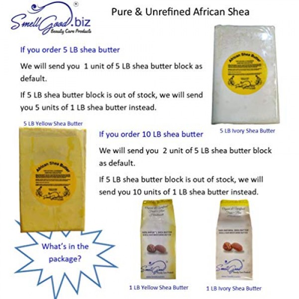 100% Pure Unrefined Raw Shea Butter -from The Nut of The African ...
