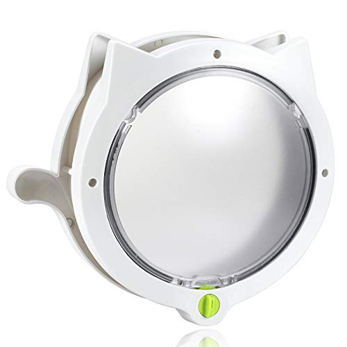 Cat Door for Pets, 4 Way Locking Cat Flap for Interior Doors & Ex...