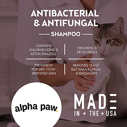 Antibacterial & Antifungal Shampoo For Dogs & Cats – Contains Ket...
