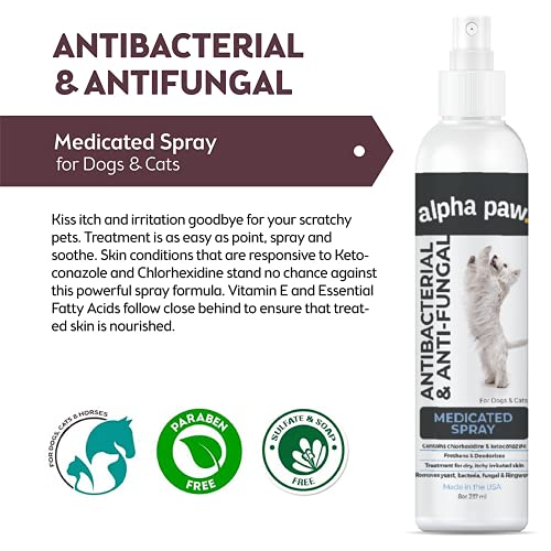 Smiling Paws Pets Advanced Chlorhexidine & Ketoconazole Antisepti...