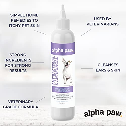 Smiling Paws Pets Medicated Ear Cleaner for Dogs & Cats - Gentle ...