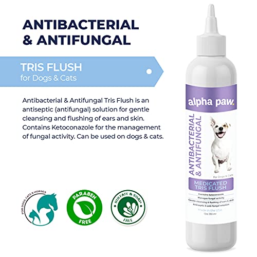 Smiling Paws Pets Medicated Ear Cleaner for Dogs & Cats - Gentle ...