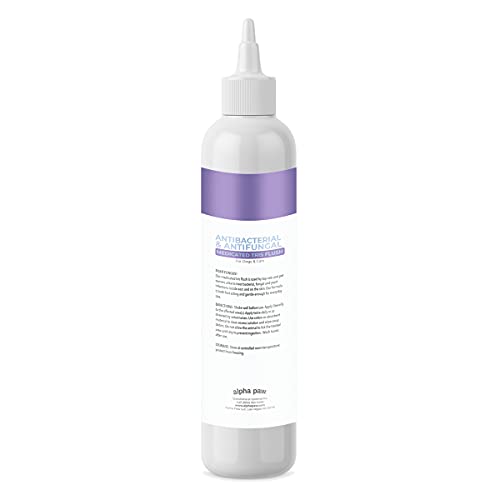 Smiling Paws Pets Medicated Ear Cleaner for Dogs & Cats - Gentle ...
