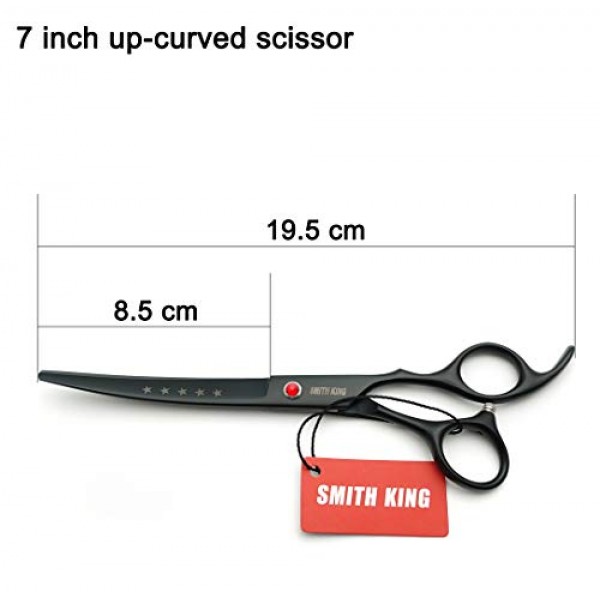7.0in Professional Pet Grooming Scissors set,Straight & Thinning ...